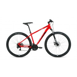 Велосипед горный хардтейл Forward Apache 2.2 S disc 29", 21 скорость рост 19, красный/серебристый