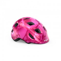 Велошлем детский Met Hooray Pink Hearts, розовый, размер S, 52-55 см