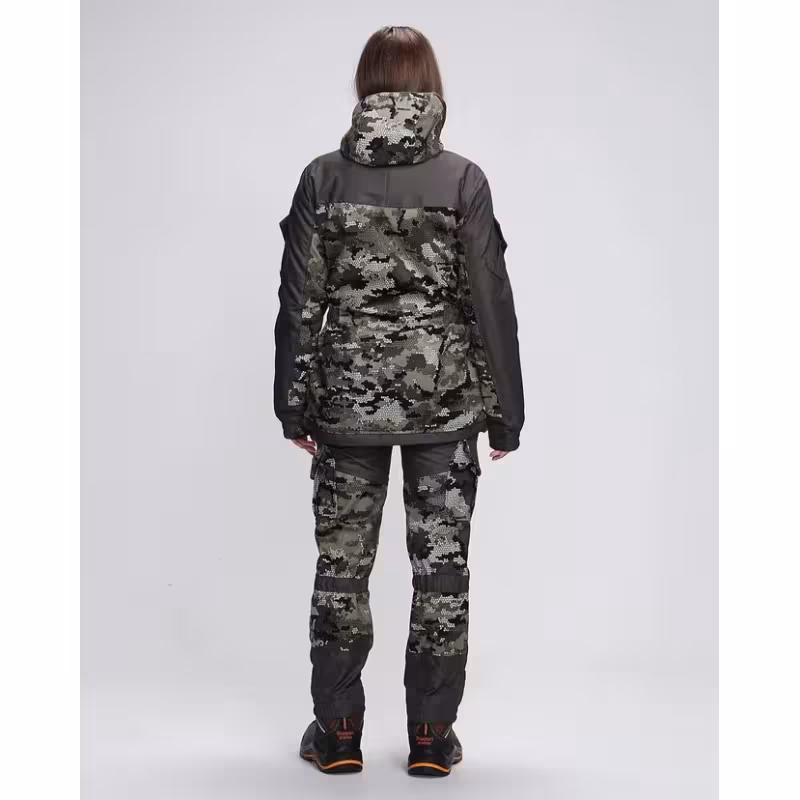 Костюм женский OneRus Горный -5, ткань Алова/флис, бежевый камуфляж, размер 40-42, 158-164 см