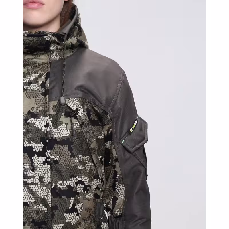 Костюм женский OneRus Горный -5, ткань Алова/флис, бежевый камуфляж, размер 48-50, 158-164 см