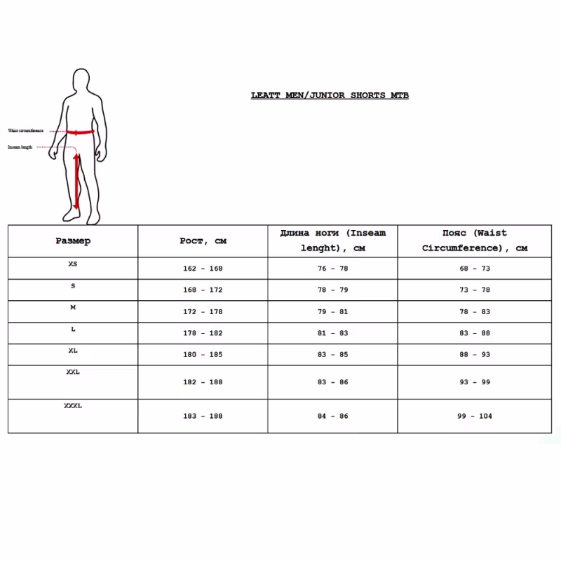 Велошорты мужские Leatt MTB Enduro 3.0 Rust, нейлон, серый, размер 32