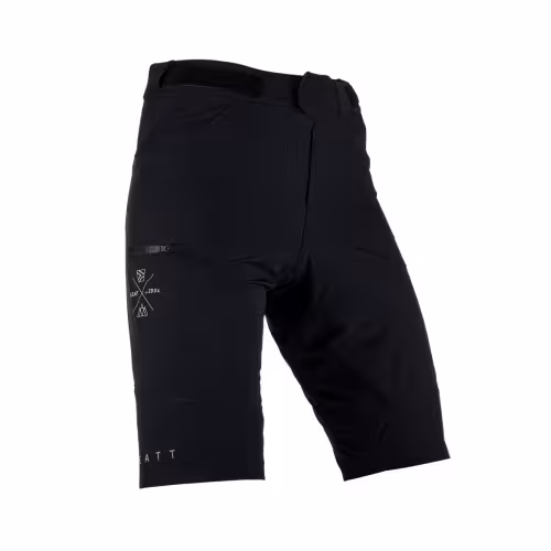 Велошорты мужские Leatt MTB Trail 2.0 Short Black, полиэстер, черный, размер 38