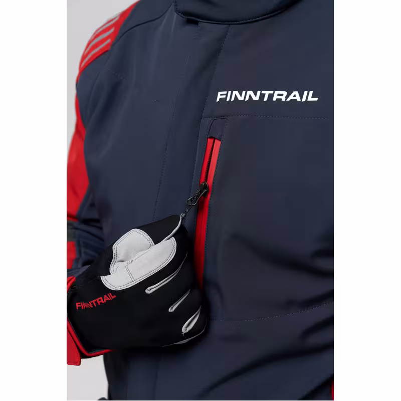 Комбинезон мужской Finntrail Stig 3790 Red, ткань SoftShell, красный, размер 44-46 (S), 165-175 см