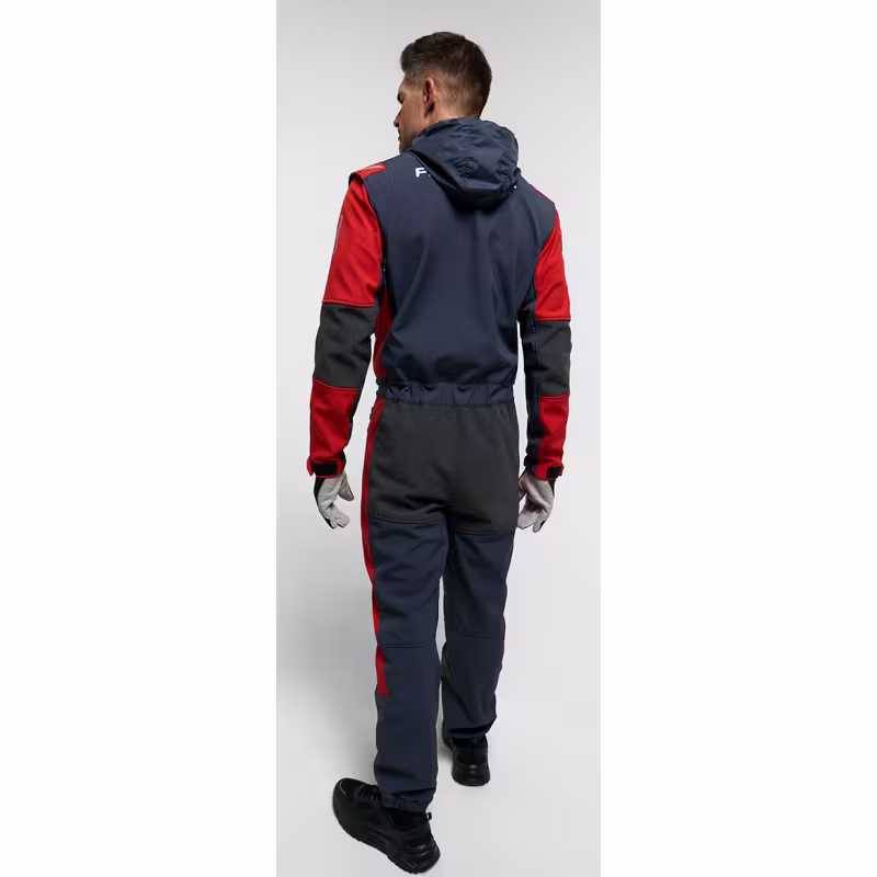 Комбинезон мужской Finntrail Stig 3790 Red, ткань SoftShell, красный, размер  54-56 (MK), 170-180 см