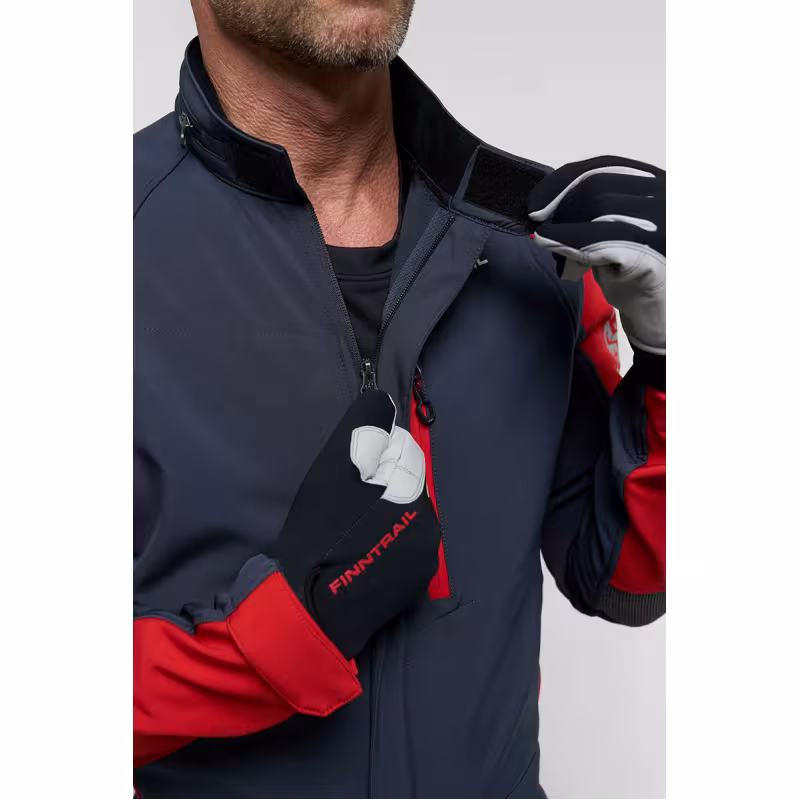 Комбинезон мужской Finntrail Stig 3790 Red, ткань SoftShell, красный, размер 54-56 (XL), 180-190 см