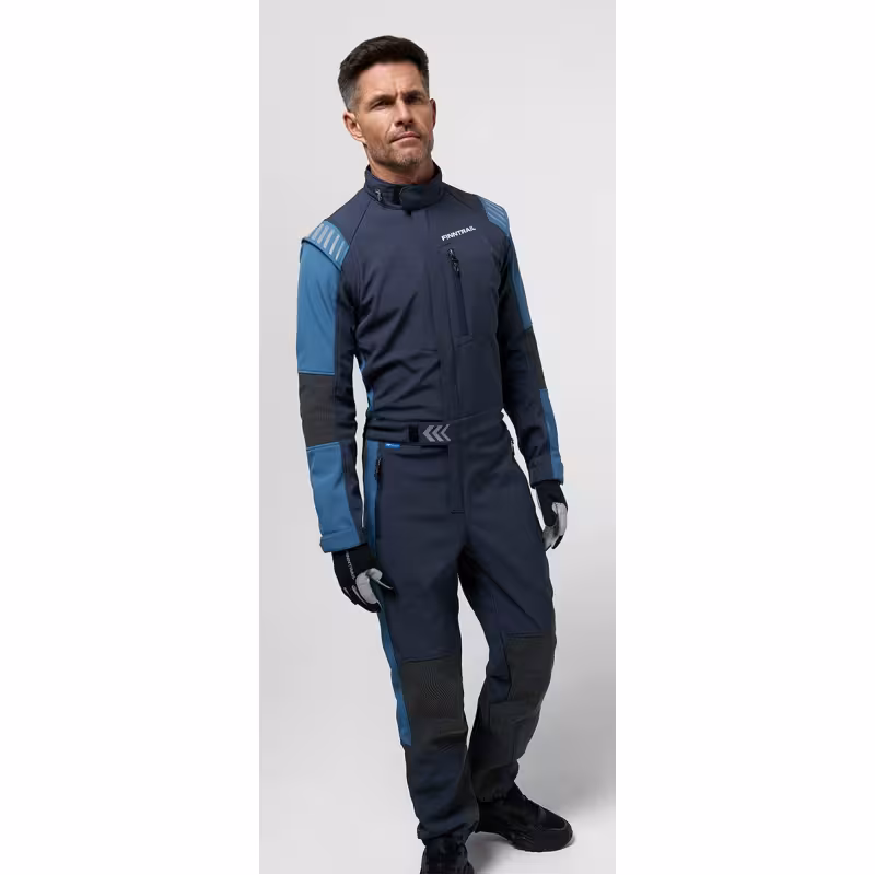 Комбинезон мужской Finntrail Stig 3790 Blue, ткань SoftShell, синий, размер 54-56 (XL), 180-190 см
