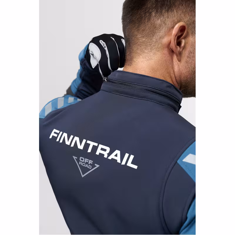 Комбинезон мужской Finntrail Stig 3790 Blue, ткань SoftShell, синий, размер 54-56 (XL), 180-190 см