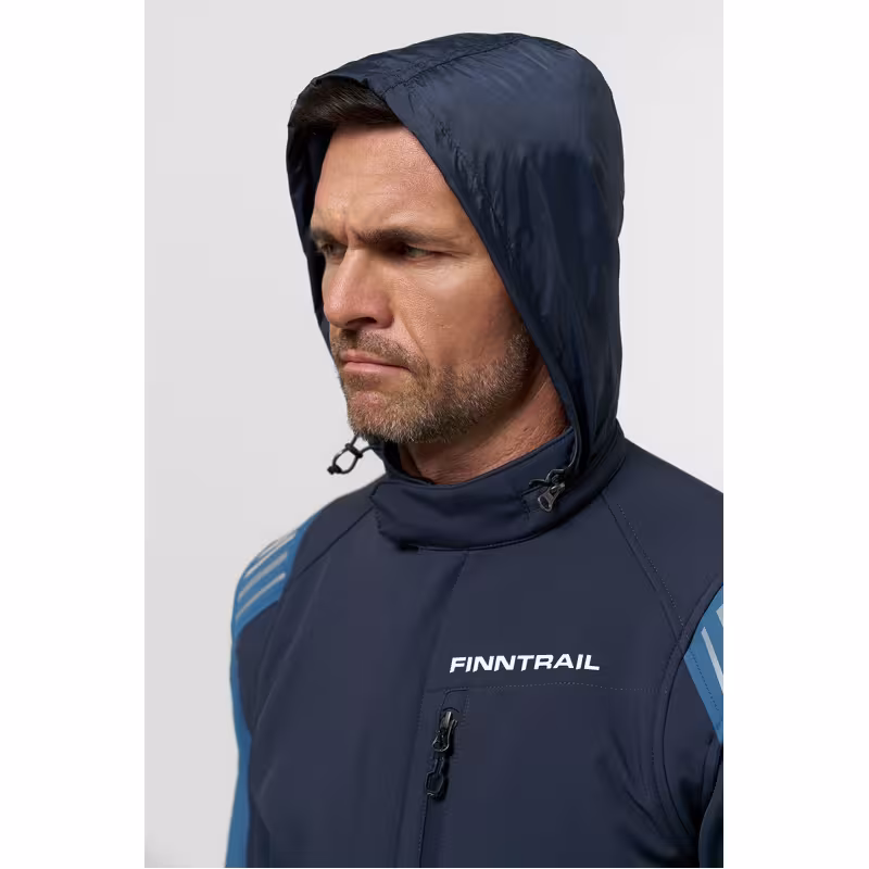 Комбинезон мужской Finntrail Stig 3790 Blue, ткань SoftShell, синий, размер 62-64 (XXXL), 190-200 см