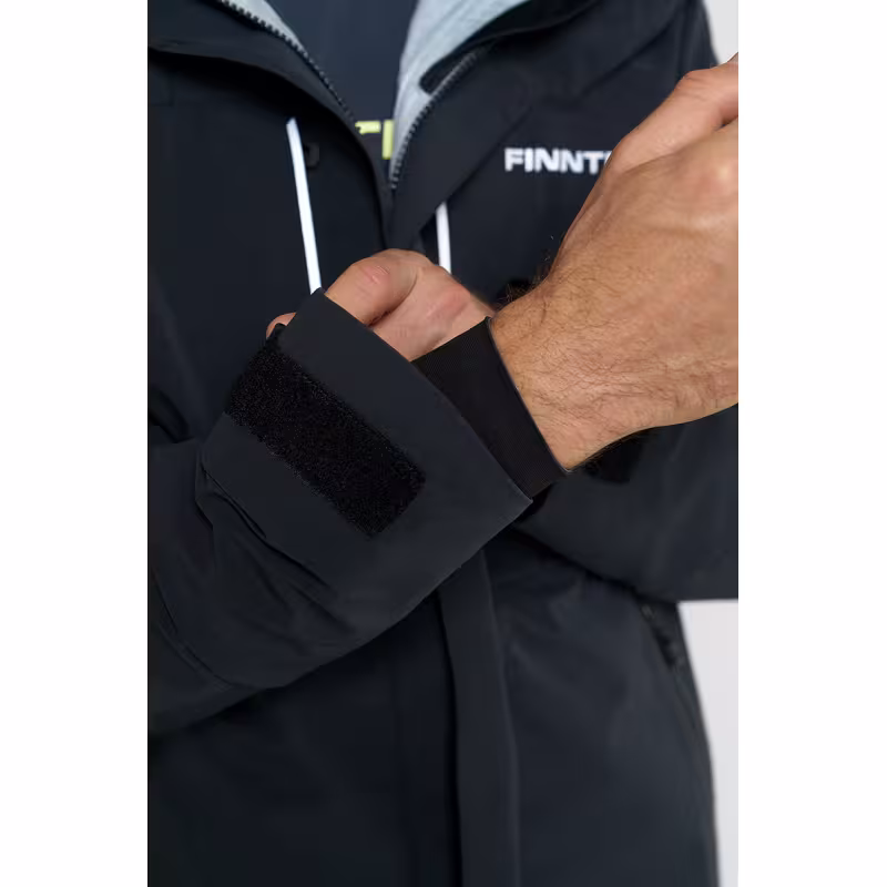Костюм мужской Finntrail Tournament 3470 Graphite, мембрана Hard-Tex, черный, размер 44-46 (S), 165-175 см