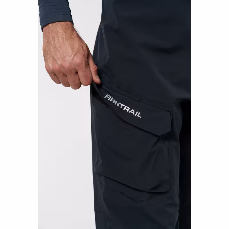 Костюм мужской Finntrail Tournament 3470 Graphite, мембрана Hard-Tex, черный, размер 54-56 (XL), 180-190 см