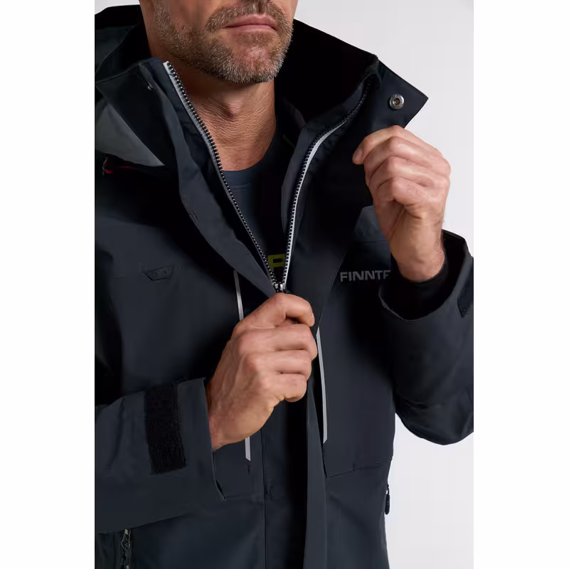 Костюм мужской Finntrail Tournament 3470 Graphite, мембрана Hard-Tex, черный, размер 58-60 (XXL), 185-195 см