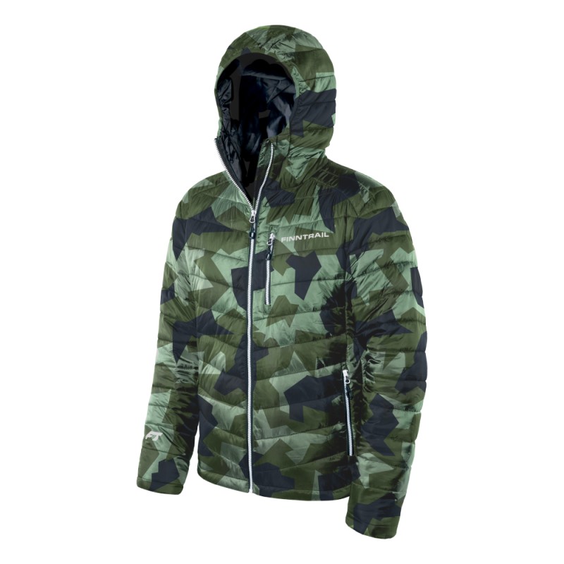 Термокуртка мужская Finntrail Master Hood 1504, CamoArmy, размер 42-44 (XS), 160-170 см