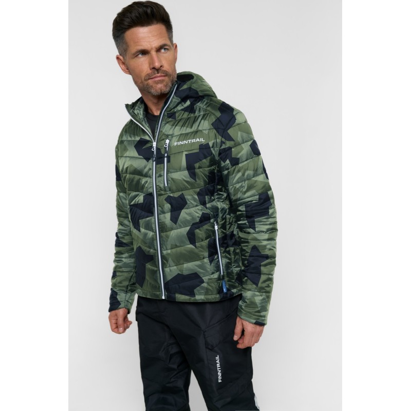 Термокуртка мужская Finntrail Master Hood 1504, CamoArmy, размер 42-44 (XS), 160-170 см