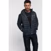 Куртка мужская Finntrail Master Hood 1504 DarkBlue, полиэстер, черный, размер 44-46 (S), 165-175 см