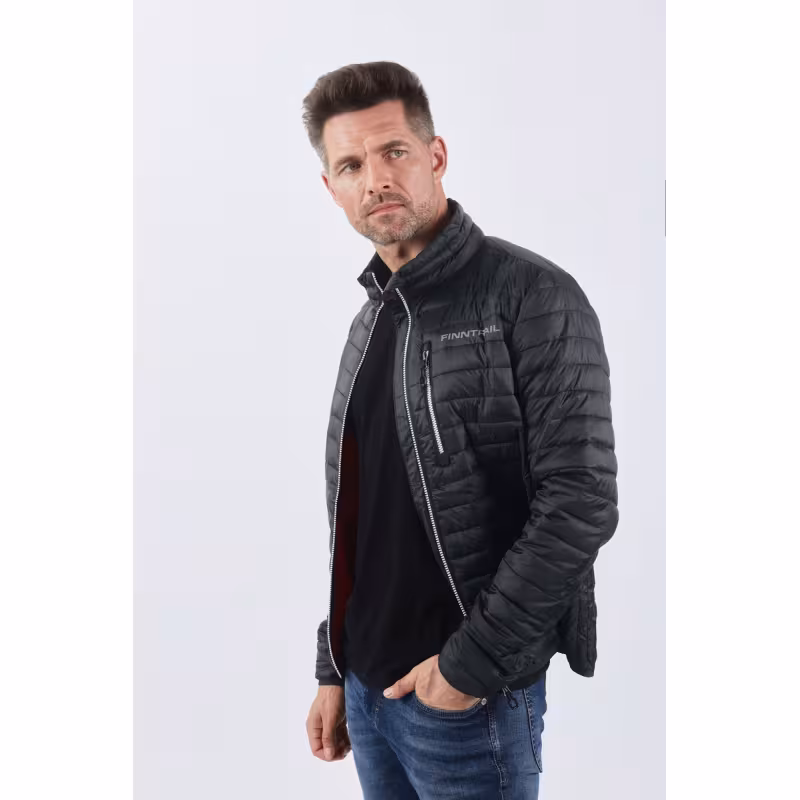 Куртка мужская Finntrail Master 1503, Graphite, полиэстер, черный, размер 50-52 (L), 175-185 см