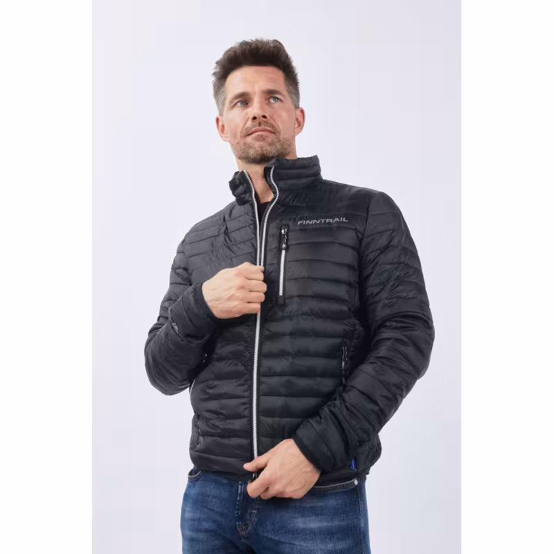 Куртка мужская Finntrail Master 1503, Graphite, полиэстер, черный, размер 54-56 (XL), 180-190 см