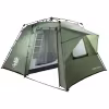 Палатка туристическая Finntrail Traverse 1021 Khaki, 4-местная, хаки, 210х260х200 см