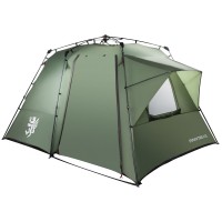 Палатка туристическая Finntrail Traverse 1021 Khaki, 4-местная, хаки, 210х260х200 см