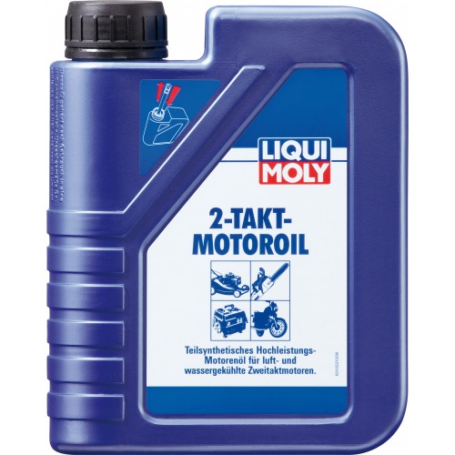 Масло моторное полусинтетическое для 2Т двигателей Liqui Moly 3958, 1 л