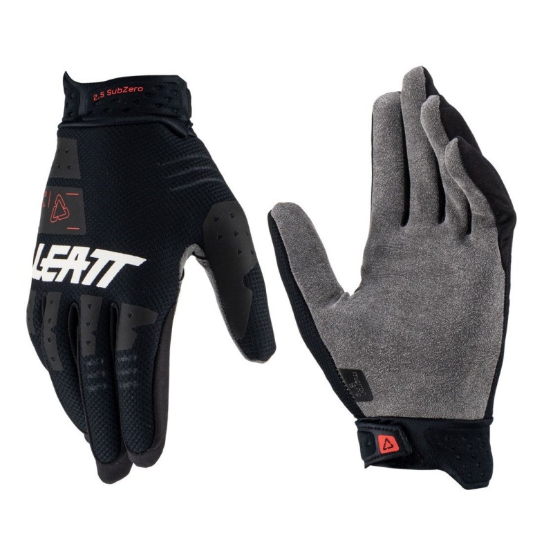 Велоперчатки Leatt Moto 2.5 SubZero Glove Black, черный, размер M