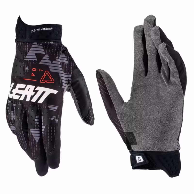 Велоперчатки Leatt Moto 2.5 WindBlock Glove Black, черный, XL