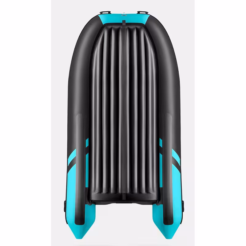 Надувная лодка ПВХ Gladiator E450X, НДНД, бирюзовый/черный
