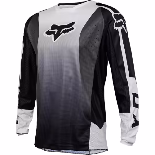 Джерси мужское Fox 180 Leed Jersey Black/White, полиэстер, черный/белый, размер L