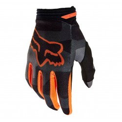 Велоперчатки Fox 180 Bnkr Glove Grey Camo, серый/оранжевый, размер L