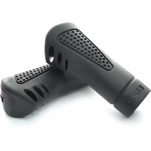 Грипсы велосипедные New Vision SR-71 RGRSR7100001, 90 мм, черный