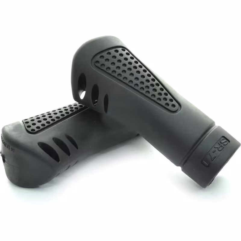 Грипсы велосипедные New Vision SR-71 RGRSR7100001, 90 мм, черный