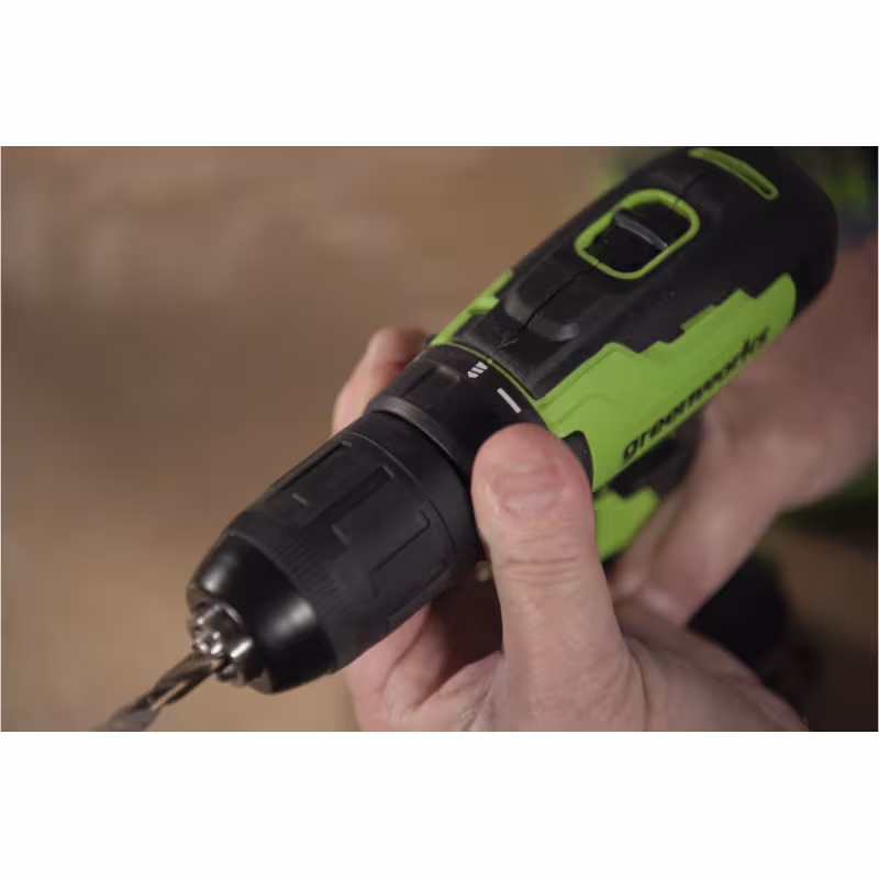 Дрель аккумуляторная Greenworks GD24DD35K2