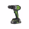 Дрель ударная аккумуляторная Greenworks GD24DD60K2