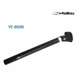 Подседельный штырь Kalloy YC-B506, алюминий, 31,6 мм, 300 мм, крепление седла - рамки, черный матовый
