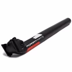 Подседельный штырь Kalloy SP-712N Format logo, алюминий, 31,6 мм, 350 мм, крепление седла - рамки, черный матовый