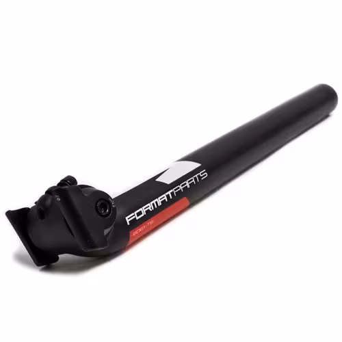 Подседельный штырь Kalloy SP-712N Format logo, алюминий, 31,6 мм, 350 мм, крепление седла - рамки, черный матовый