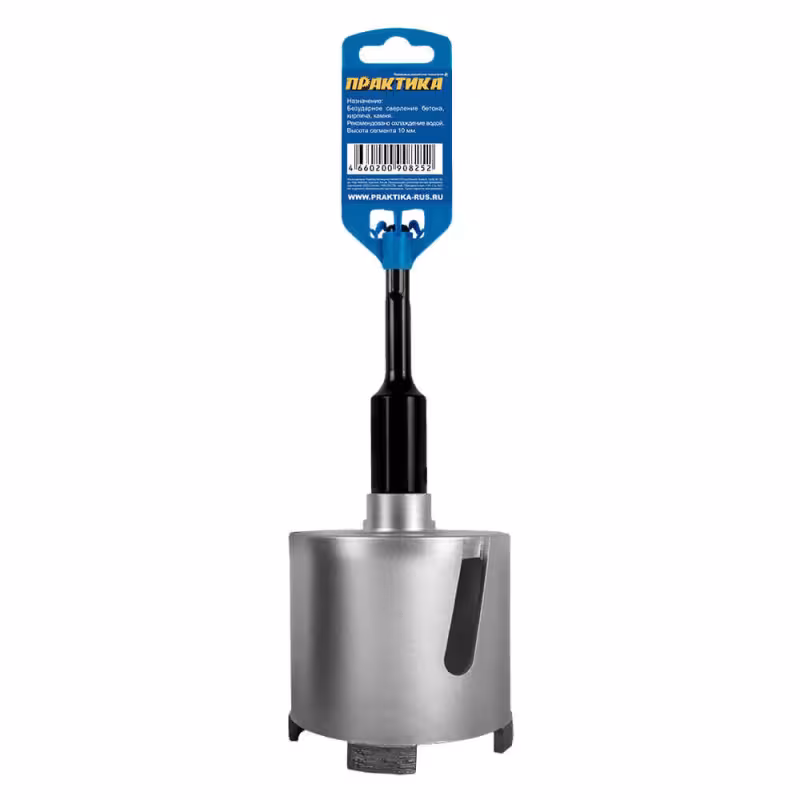 Коронка алмазная по бетону Практика Профи 908-252, 82 мм