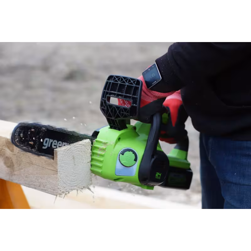 Электропила аккумуляторная GreenWorks G24CS25K2