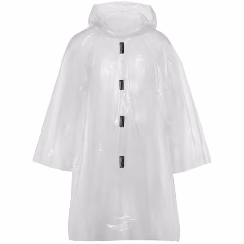 Плащ-дождевик Элементаль ВВЗ-006, полиэтилен, прозрачный, размер 52-54