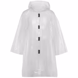Плащ-дождевик Элементаль ВВЗ-006, полиэтилен, прозрачный, размер 56-58 