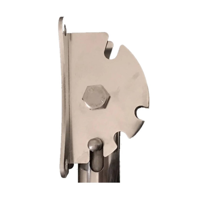 Кронштейн для транцевых колес Ежик для лодок НДНД, нержавеющая сталь (1 шт.)