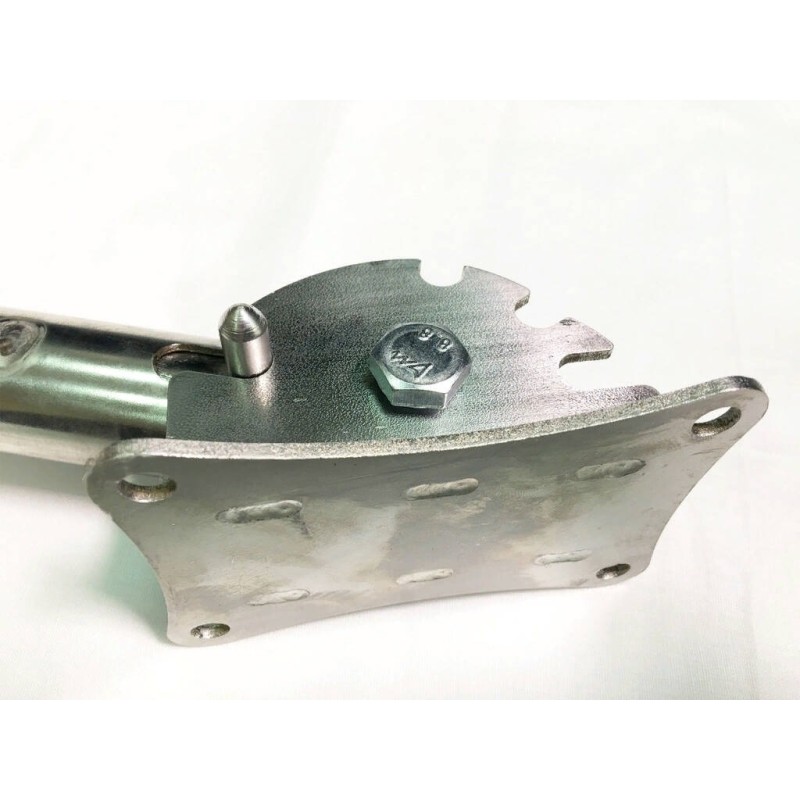 Кронштейн для транцевых колес Ежик для лодок НДНД, нержавеющая сталь (1 шт.)