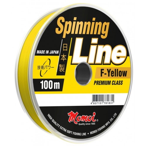 Леска Momoi Spinning Line  0,25 мм, 7 кг, 100 м, флуоресцентная