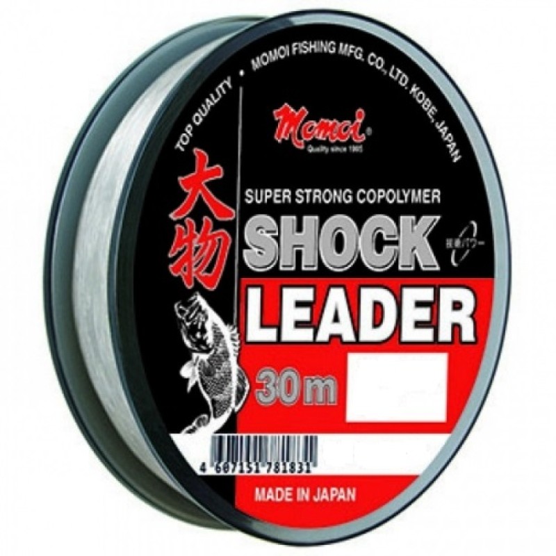  Леска Momoi Shock Leader 0,4 мм, 17 кг, 30м, прозрачная