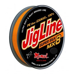 Шнур плетеный Momoi JigLine MX8 Super Silk 0,27 мм, 23  кг, 100 м