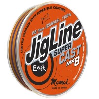 Шнур плетеный Momoi JigLine MX8 Super Cast 0,16 мм, 13,0 кг, 100 м