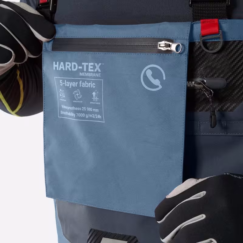 Полукомбинезон-вейдерсы Finntrail Proguide 1535 Blue, мембрана Hard-Tex, синий, размер 44-46 (S), 165-175 см