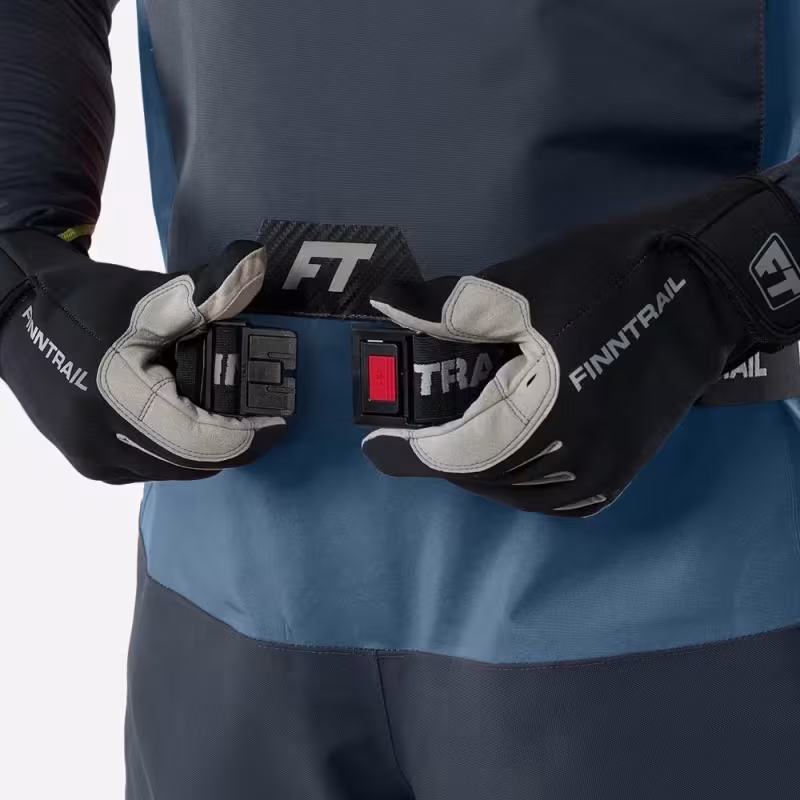 Полукомбинезон-вейдерсы Finntrail Proguide 1535 Blue, мембрана Hard-Tex, синий, размер 54-56 (MK), 170-180 см