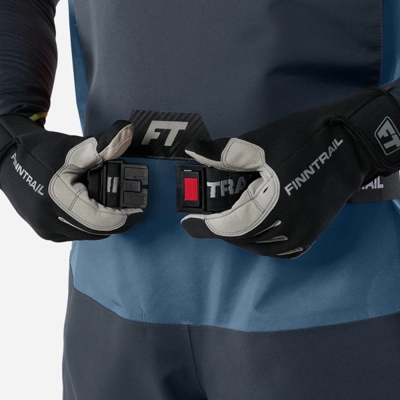 Полукомбинезон-вейдерсы Finntrail Proguide 1535 Blue, мембрана Hard-Tex, синий, размер 50-52 (L), 175-185 см