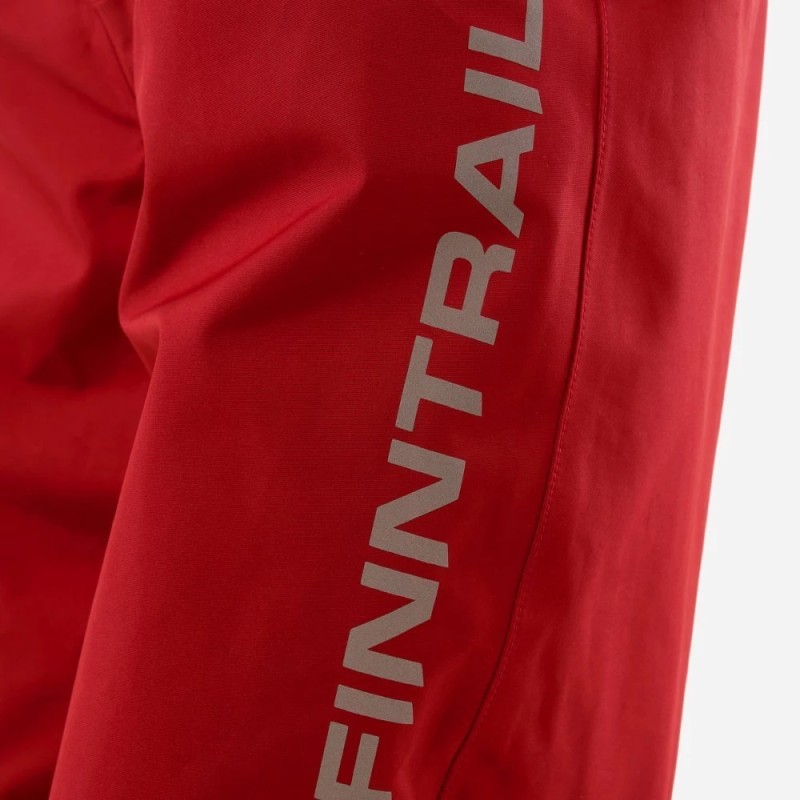 Полукомбинезон-вейдерсы детские Finntrail Airman Kids 5219, мембрана Hard-Tex, красный, 134-140 см