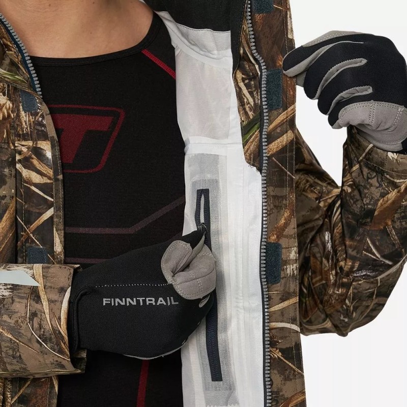 Куртка мужская Finntrail Greenwood Max-5 4021, мембрана Hard-Tex, камуфляж, размер 54-56 (XL), 180-190 см